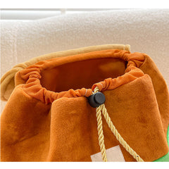 Hamburger Shape Drawstring Bag Backpacks for Women