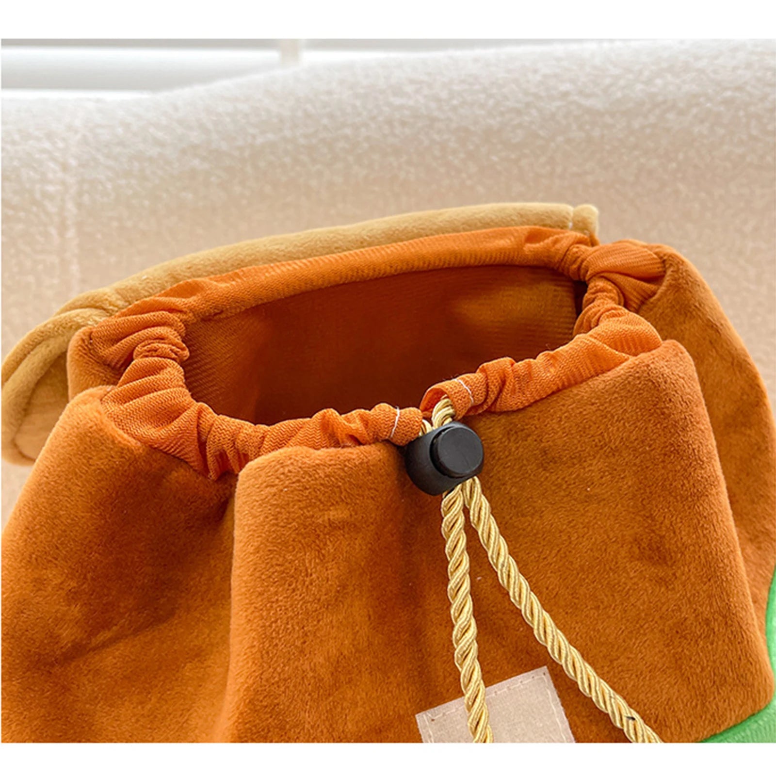 Hamburger Shape Drawstring Backpack Women Multi-Function Bag