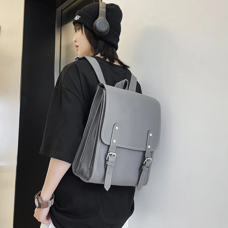 Wild Preppy Style Large Capacity School Backpack for Girls