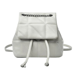 PU Leather Women Shoulder Bag Small Female School Backpack