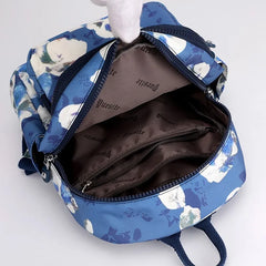 Nylon Backpack Women Travel Bag School Shoulder Bags Ladies Schoolbag