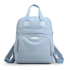 Women's USB Charging Backpack Casual Student Bag Waterproof