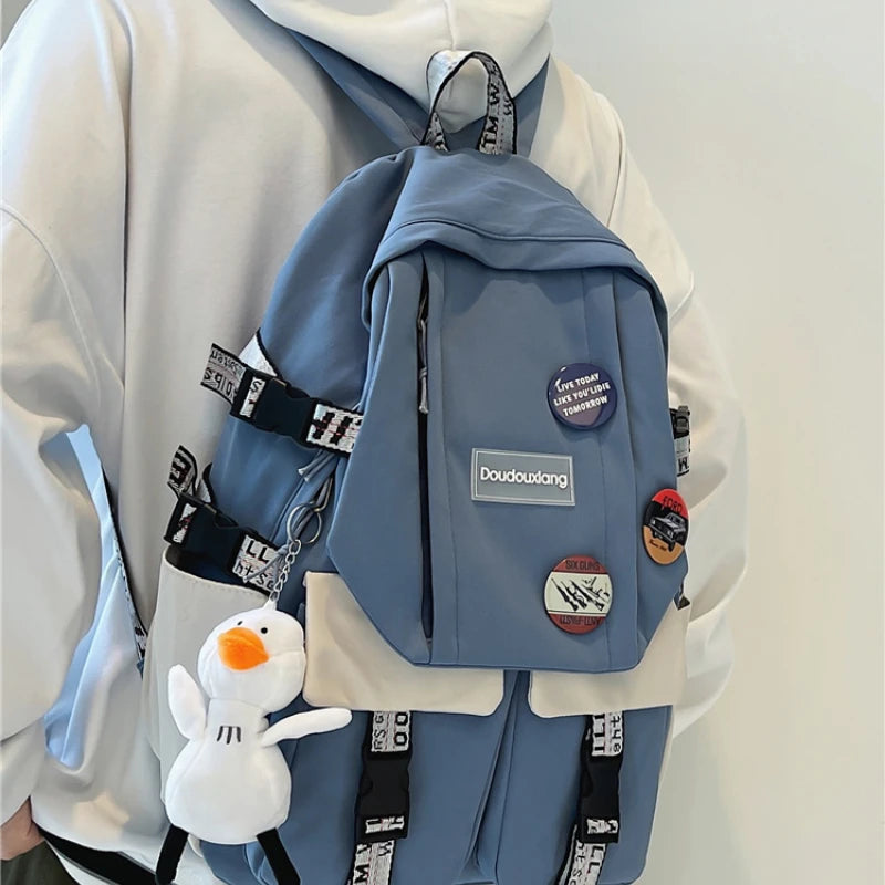 Large Capacity College Students Backpack Female
