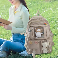 Adjustable Straps Laptop Backpack for School