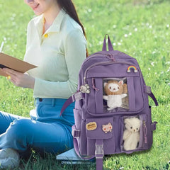 Adjustable Straps Laptop Backpack for School