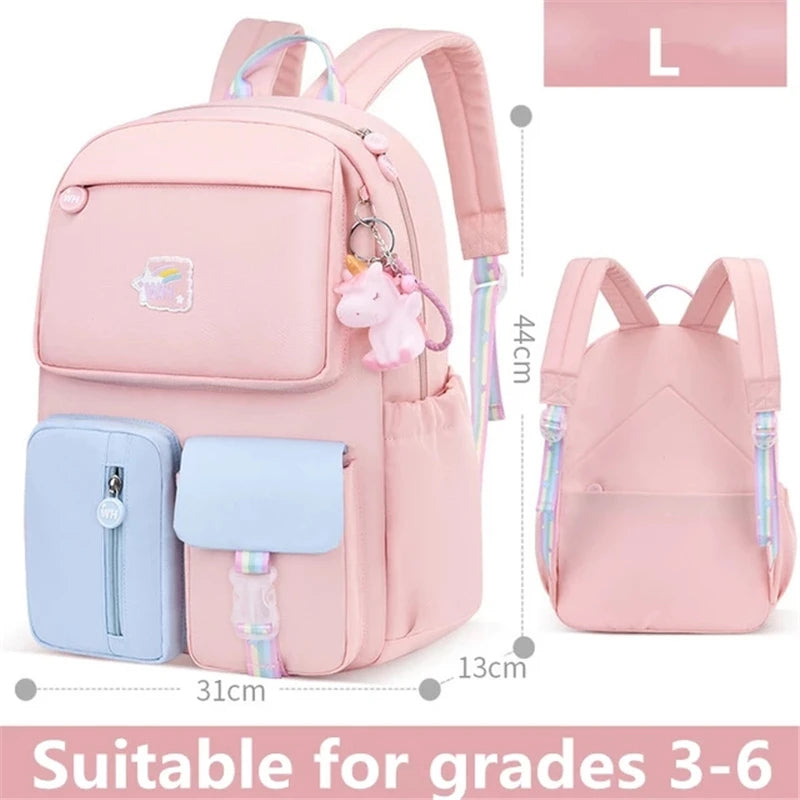 Rainbow Shoulder Bag for Teenage Girls