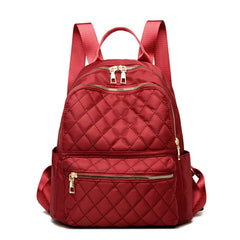 Women's Nylon Travel Backpack Shoulder Bag Small Casual Daypack