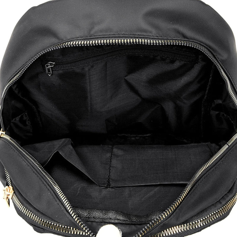 Women's Nylon Travel Backpack Shoulder Bag Small Casual Daypack