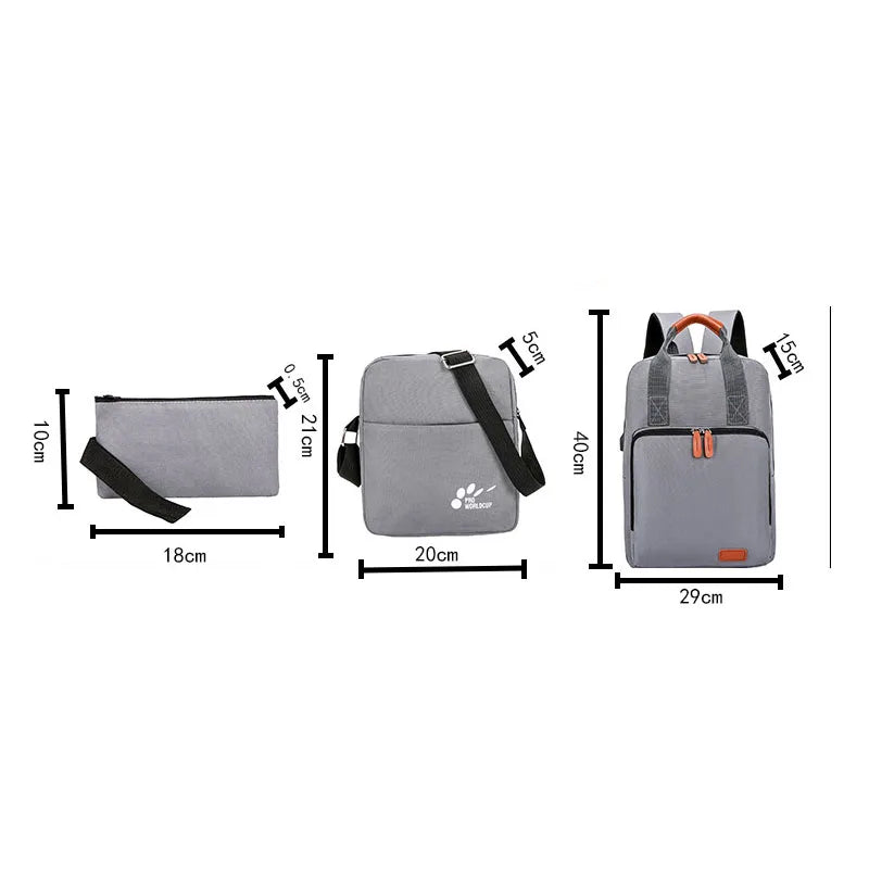 Travel School Bag USB Middle School Student Backpack