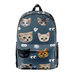 Cat Cartoon Waterproof Backpack for School