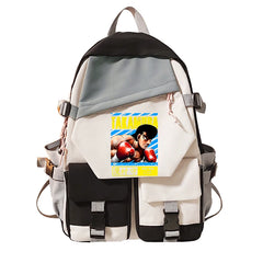 Hajime No Ippo Anime Backpack Teen Large School Bag Harajuku Travel Unisex