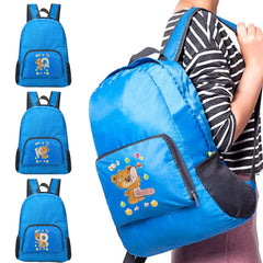 Ultralight Foldable Mountaineering Backpack Bear Letter Print