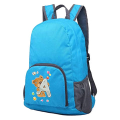 Ultralight Foldable Mountaineering Backpack Bear Letter Print