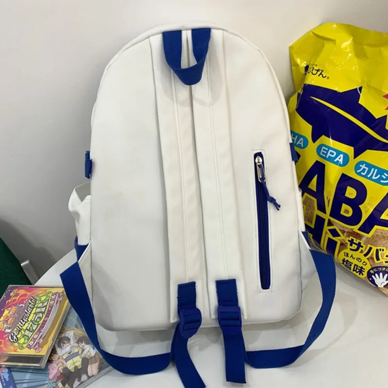 Solid Casual Women Backpack School Bag For Teenage Girls