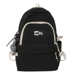 Solid Casual Women Backpack School Bag For Teenage Girls