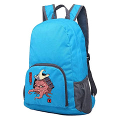 Ultralight Foldable Daypack Monster Print Camping Backpack