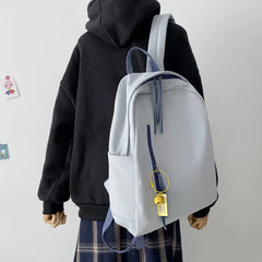 Waterproof Canvas Backpack Big Capacity School Book Bag