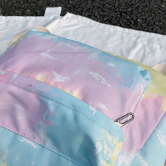 Canvas Tie-dye Harajuku Colorful Backpack Women