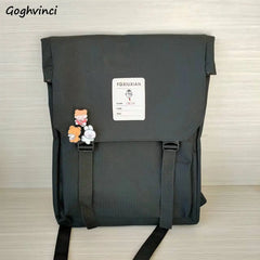Women Hasp All-match Large Capacity Backpack