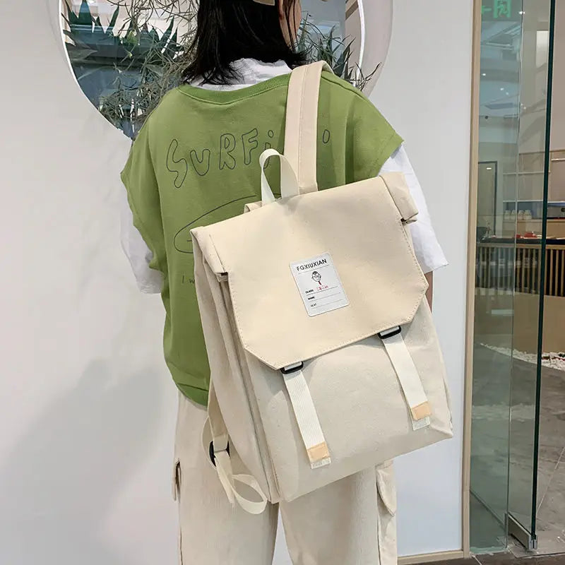 Women Hasp All-match Large Capacity Backpack