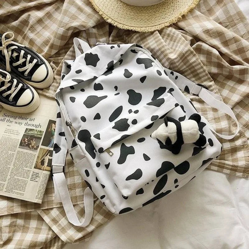 Large-capacity Camo Backpack Women Oxford Street Wear Bag