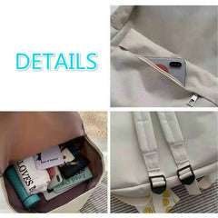 Waterproof Oxford Backpack Large Capacity Unisex Travel Bag
