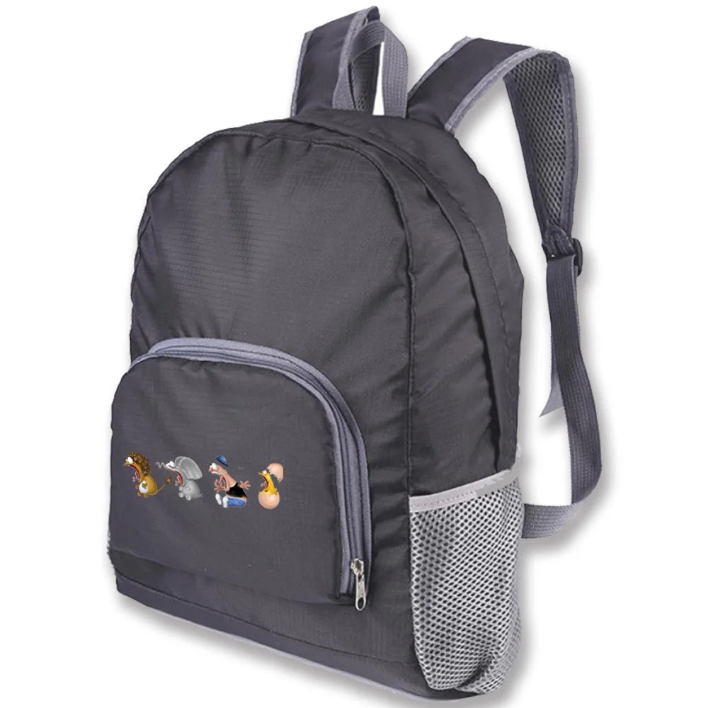Portable Foldable Travel Hiking Daypack Cartoon Print Outdoor Pack
