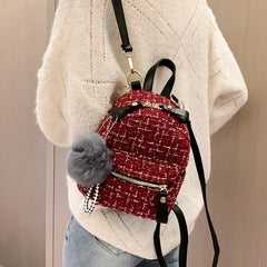 Teen Girl Backpack Lady Shoulder Bag Nylon School Bag