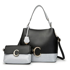Female Handbag Set 3-Piece Tote Shoulder Crossbody Bag