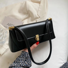 Spring Shoulder Bag Solid All-match Flap for Women