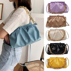 Soft Leather Crossbody Bag for Women Cloud Bag Handbag Clutches