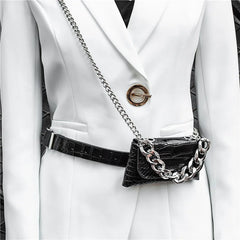 Crocodile Pattern Mini Chain Bag Girl Messenger Bag