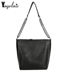 Chain Handbag Ladies Casual Handbag Shoulder Bucket Shop Package