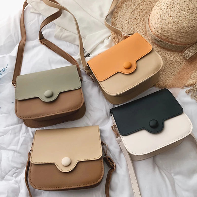 Small Square Crossbody Bag Classic Shoulder Tote