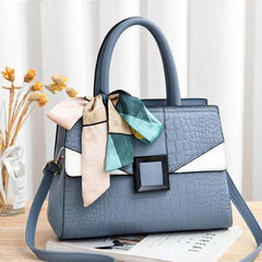 Crocodile Pattern Ladies Handbag Large Capacity One-shoulder Diagonal Bag
