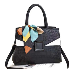 Crocodile Pattern Ladies Handbag Large Capacity One-shoulder Diagonal Bag