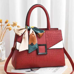 Crocodile Pattern Ladies Handbag Large Capacity One-shoulder Diagonal Bag