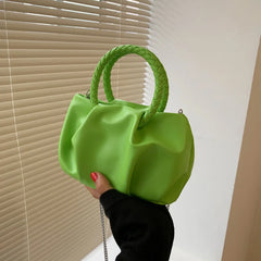 Fold Bag Mini Messenger Handbag for Women