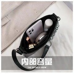 Square Shoulder Messenger Bag Women Underarm European Street Style