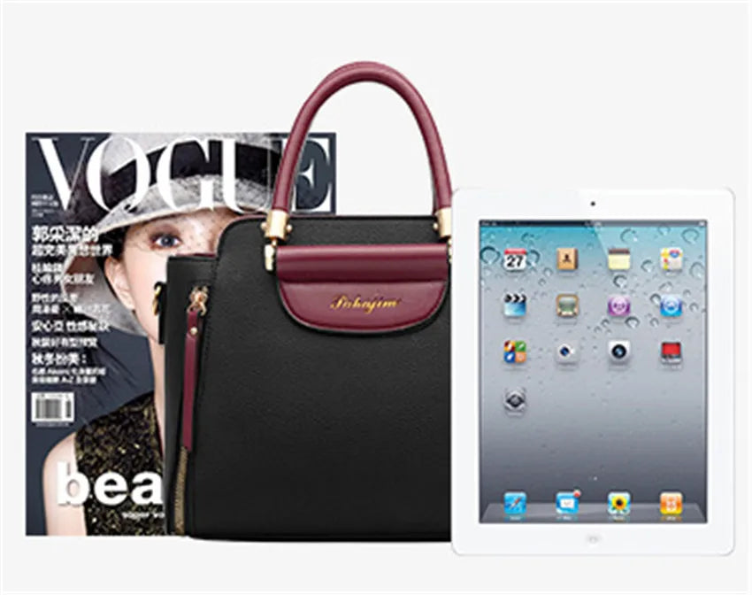 Classic Leather Handbags for Women Lady Bags