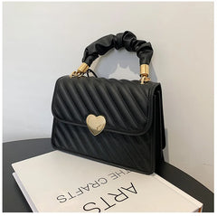 Pleated Hand-held Shoulder Bag Women's Bag