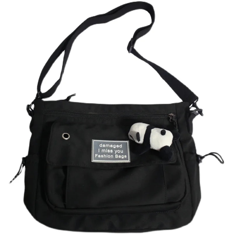 Japanese Crossbody Bag for College Students Large Capacity Shoulder Bag