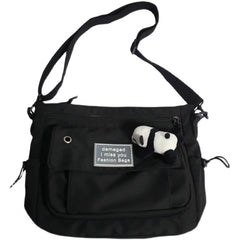 Japanese Crossbody Bag for College Students Large Capacity Shoulder Bag