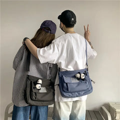 Japanese Crossbody Bag for College Students Large Capacity Shoulder Bag