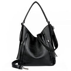 Vintage Leather Dumplings Shoulder Bag Large Capacity Crossbody Bags