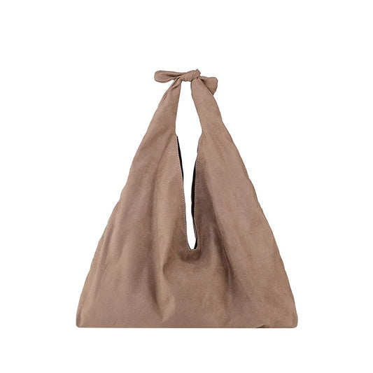 Women's Large-capacity Hand Bag Solid Casual Texture Shopping Bag