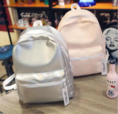 Lady PU Backpack Girl Travel Bag School Campus Bag