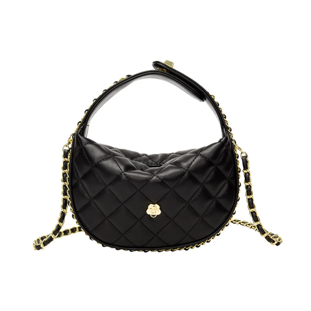 Soft Leather Chain Crossbody Bag Women's Handbags Purse