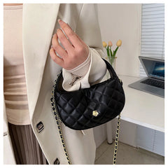 Soft Leather Chain Crossbody Bag Women's Handbags Purse
