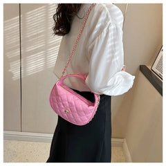 Soft Leather Chain Crossbody Bag Women's Handbags Purse